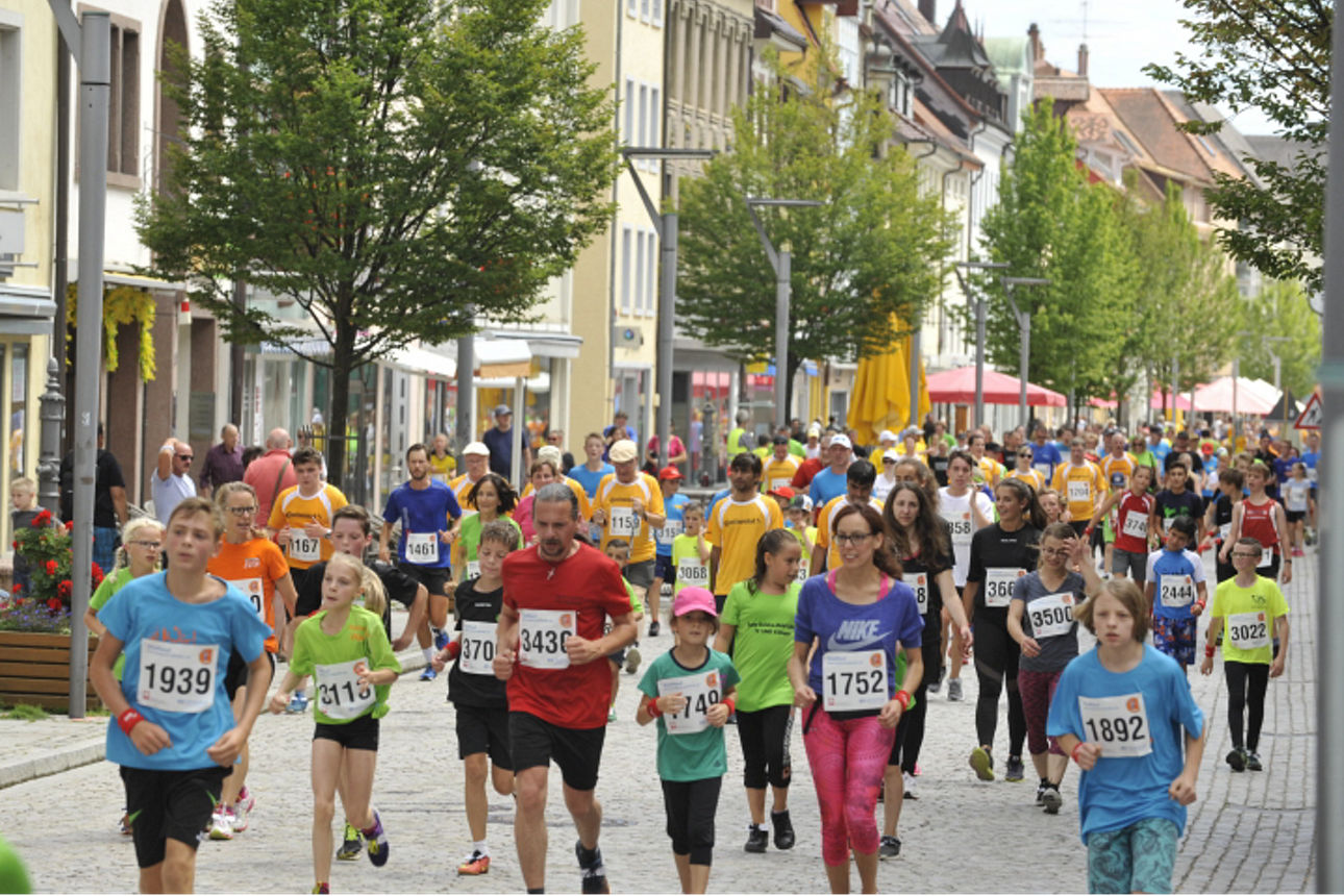 Bild vom Stadtlauf Villingen 2017