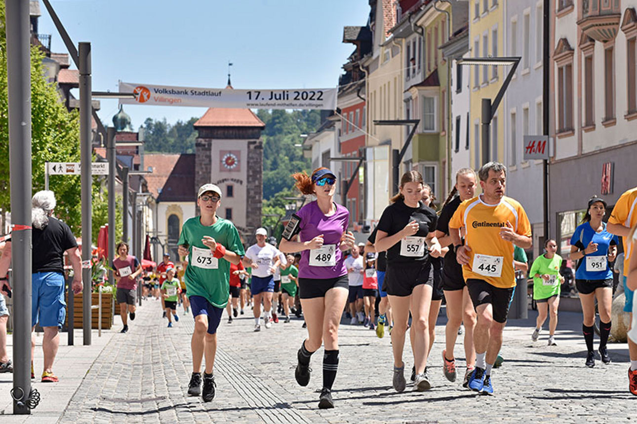 Bild vom Stadtlauf Villingen 2022