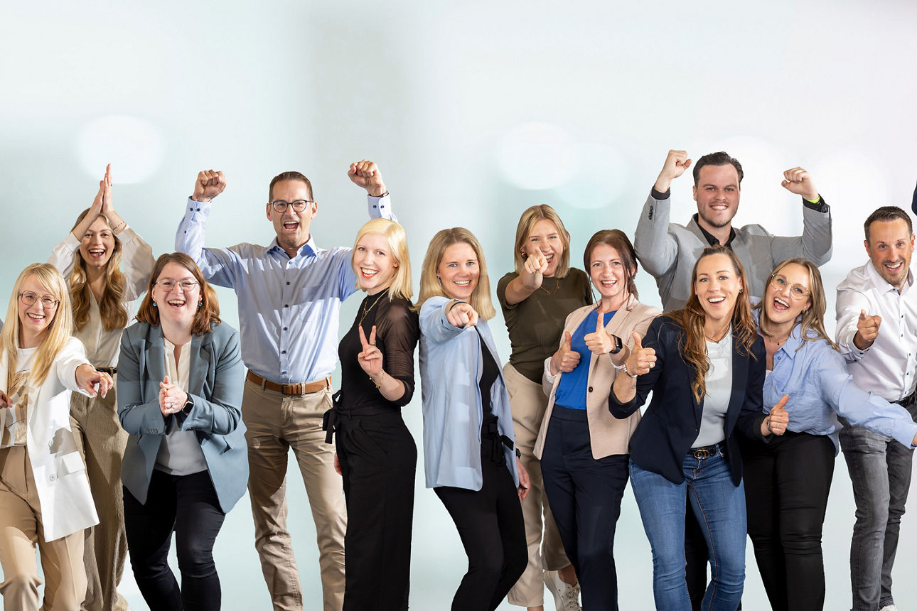 Gruppe Mitarbeitende der Volksbank Bochum Witten eG