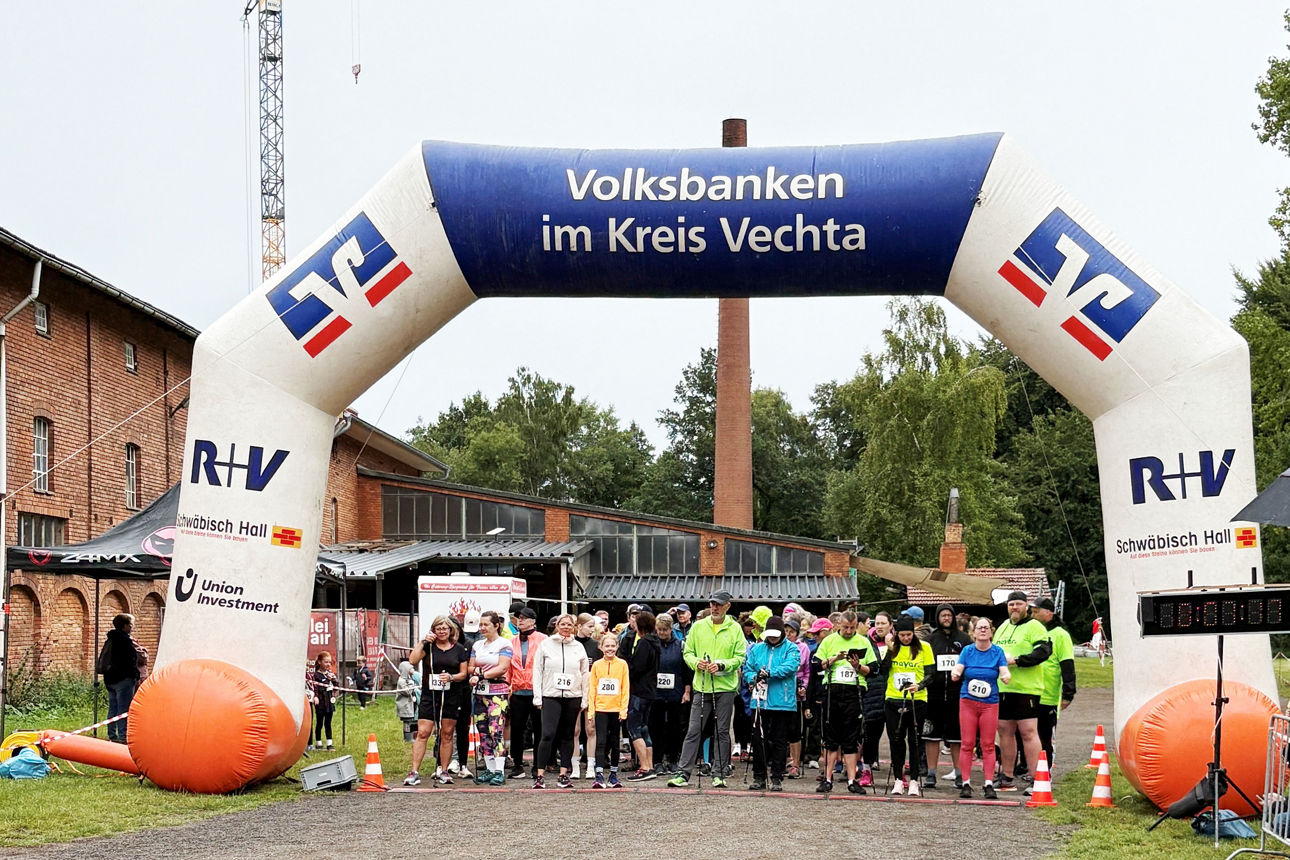 gorßer Start-Zielbogen