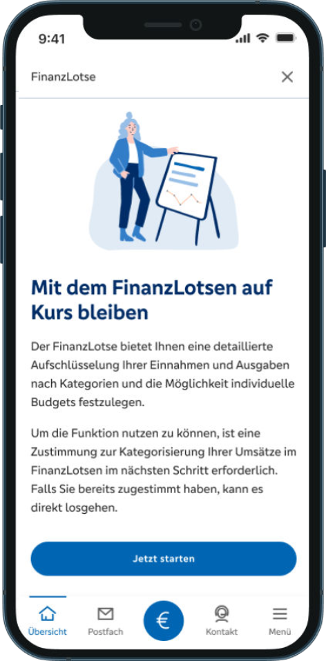 Iphone mit einem Screenshot