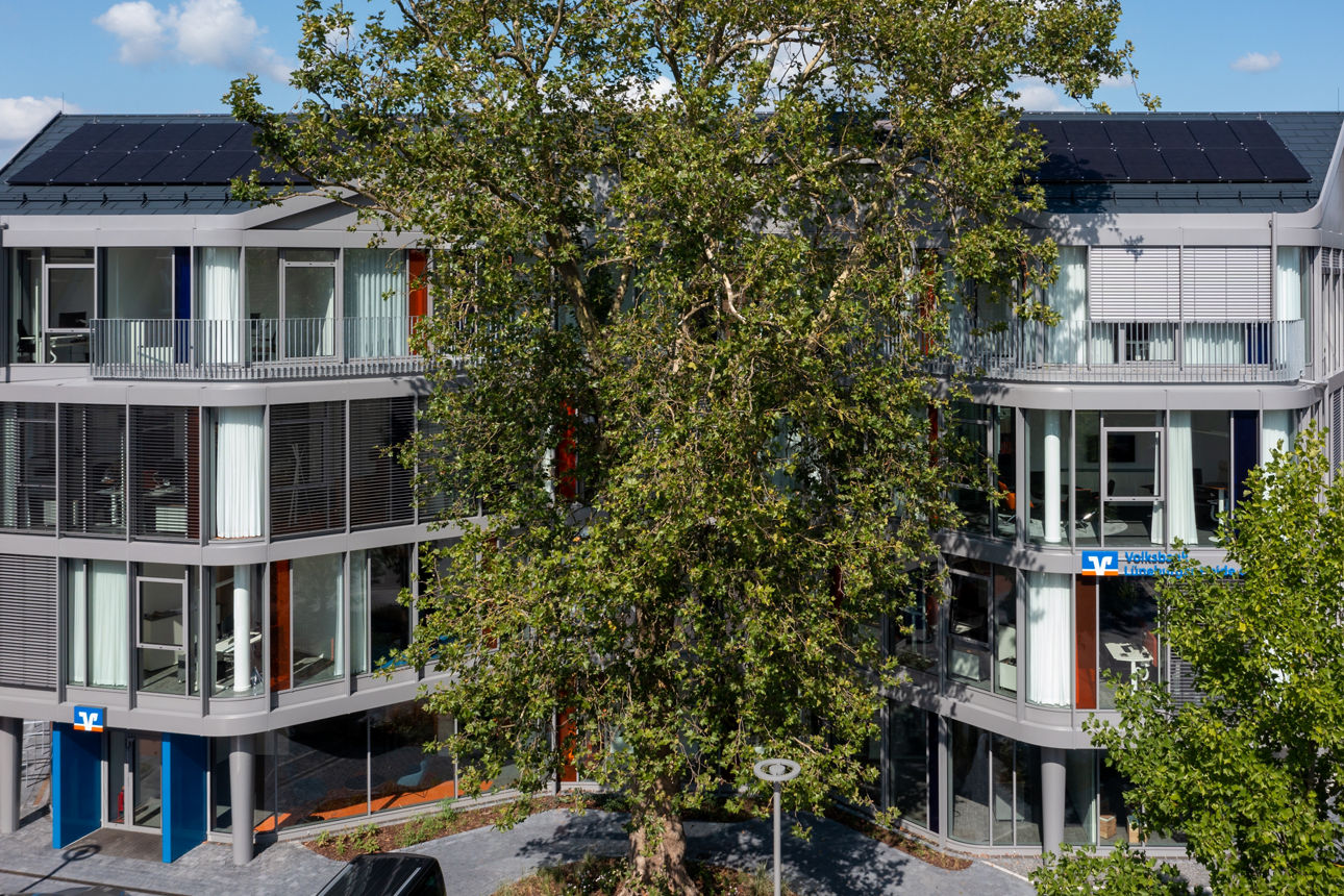Mehr als ein Büro: das Volksbankhaus 2.0 als Blaupause für nachhaltiges Arbeiten Mehr als ein Büro: das Volksbankhaus 2.0 als Blaupause für nachhaltiges Arbeiten