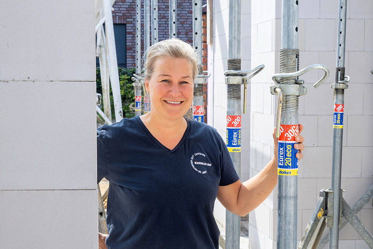 Susann Wesseloh, Geschäftsführerin der Wesseloh Bau GmbH