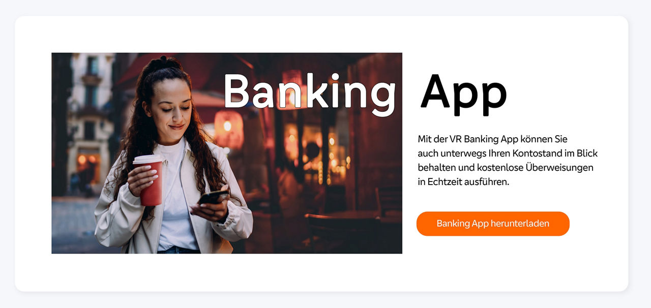 Jetzt Banking App herunterladen