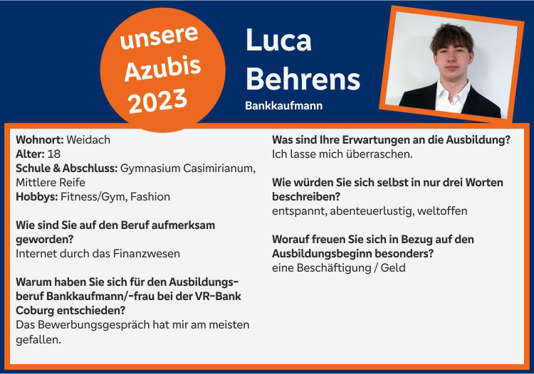 Steckbrief Luca Behrens