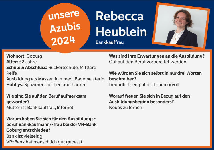 Steckbrief Rebecca Heublein