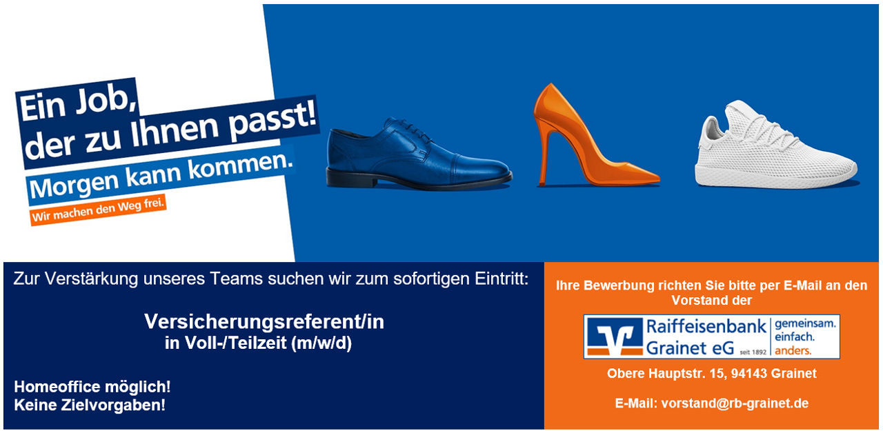 Stellenanzeige Versicherungsreferent/in