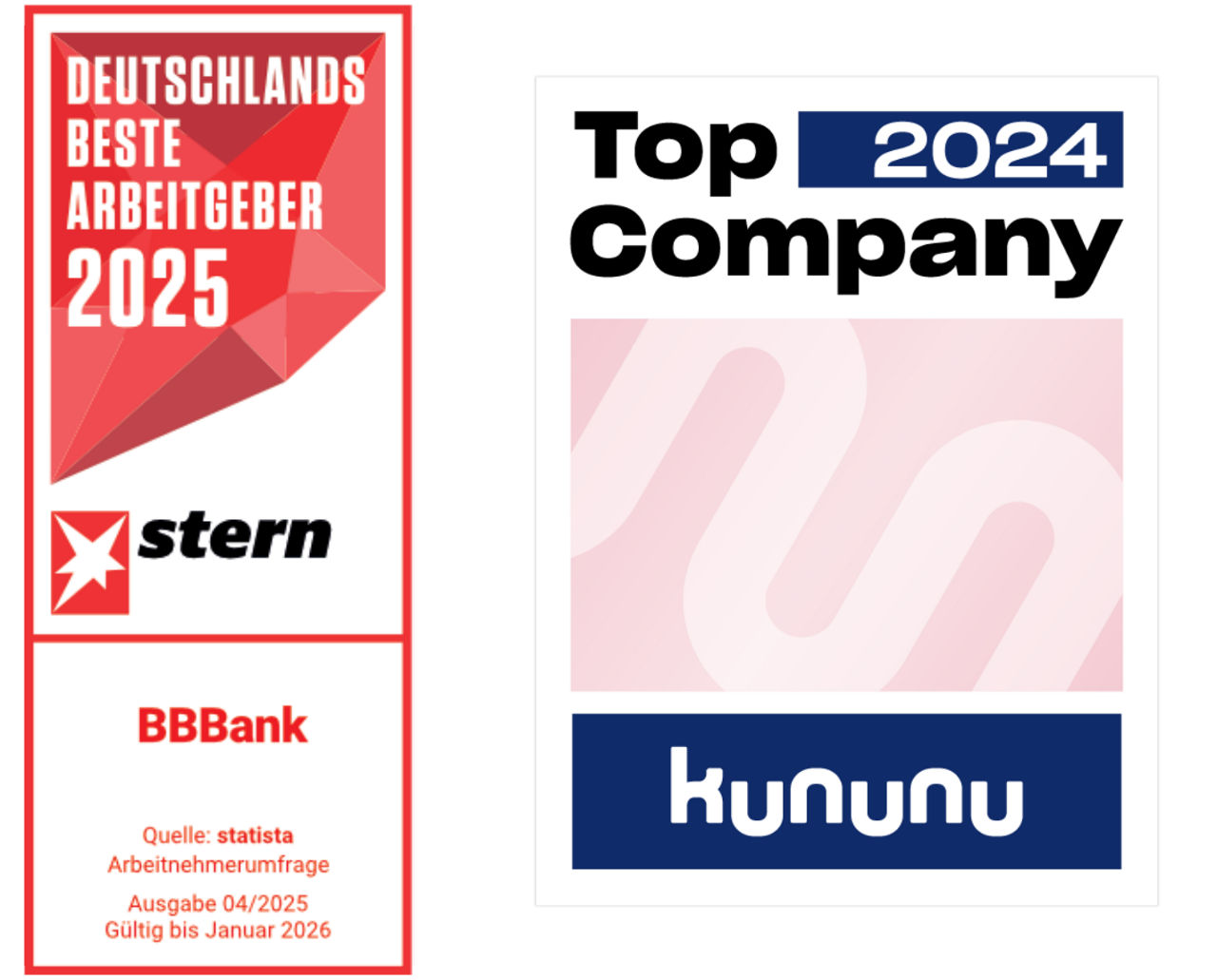 Testsiegel BBBank als Arbeitgeber