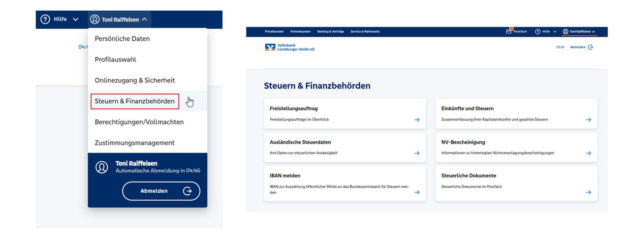 Steuern - Übersicht