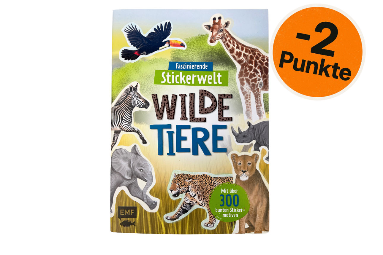 Stickerbuch "Wilde Tiere"