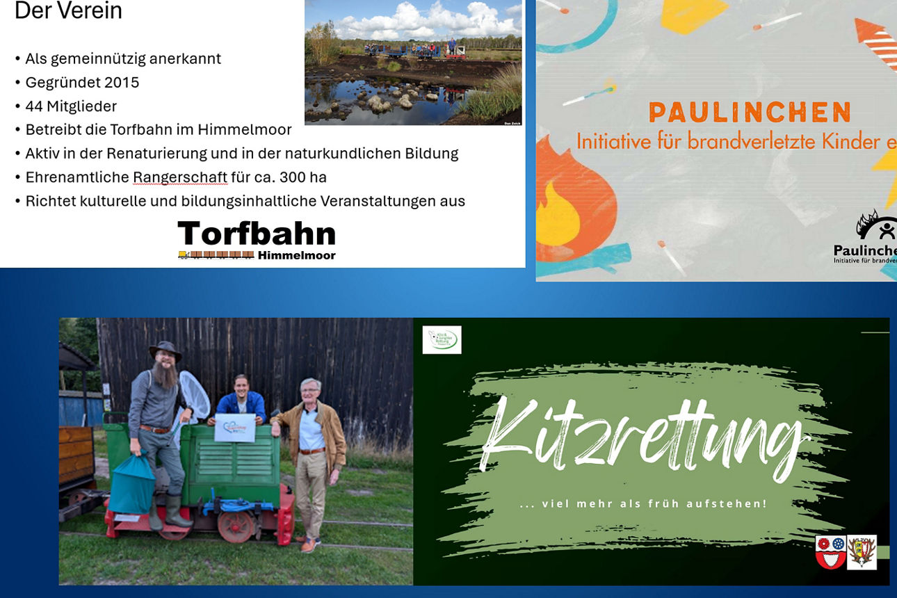 Collage zur Stifterversammlung 2025