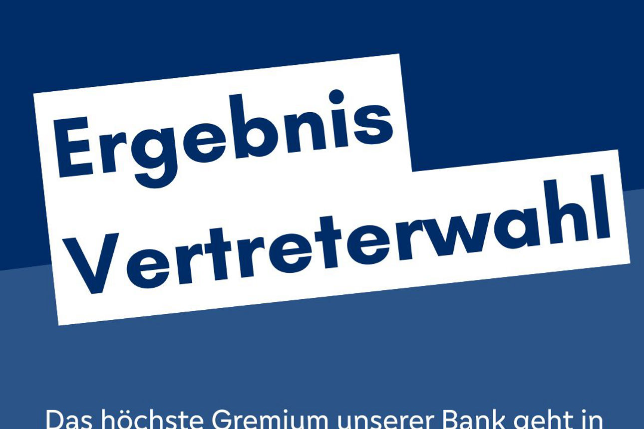Ergebnis der Vertreterwahl 