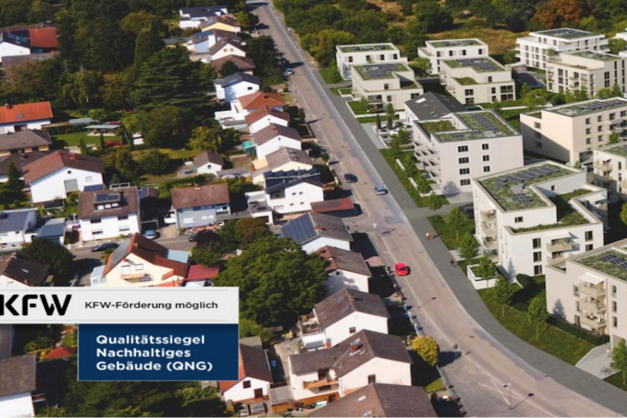 Luftbild Strandbad Quartier