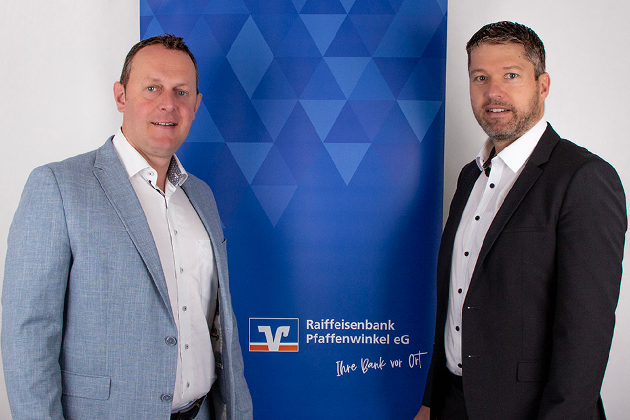 Foto unseres Vorstands Herrn Strauß und Herrn Landes