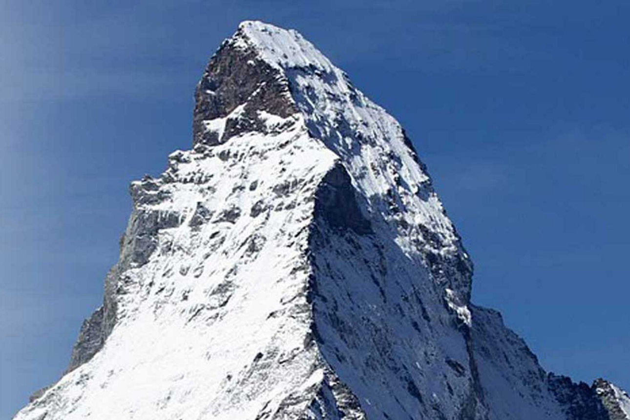 swiss gold plus - Bergspitze mit Schnee