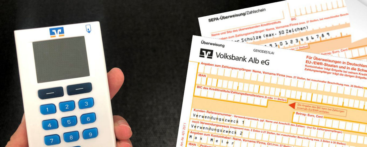 TAN-Generator und Überweisungen