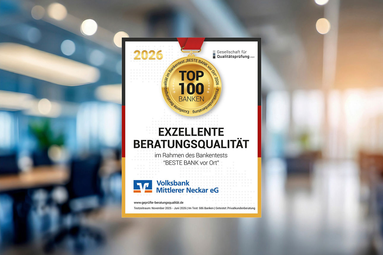 WELT-AuszweichnungBeste Bank vor Ort