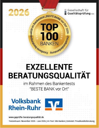 TOP100 Siegel 2026 Volksbank Rhein-Ruhr eG