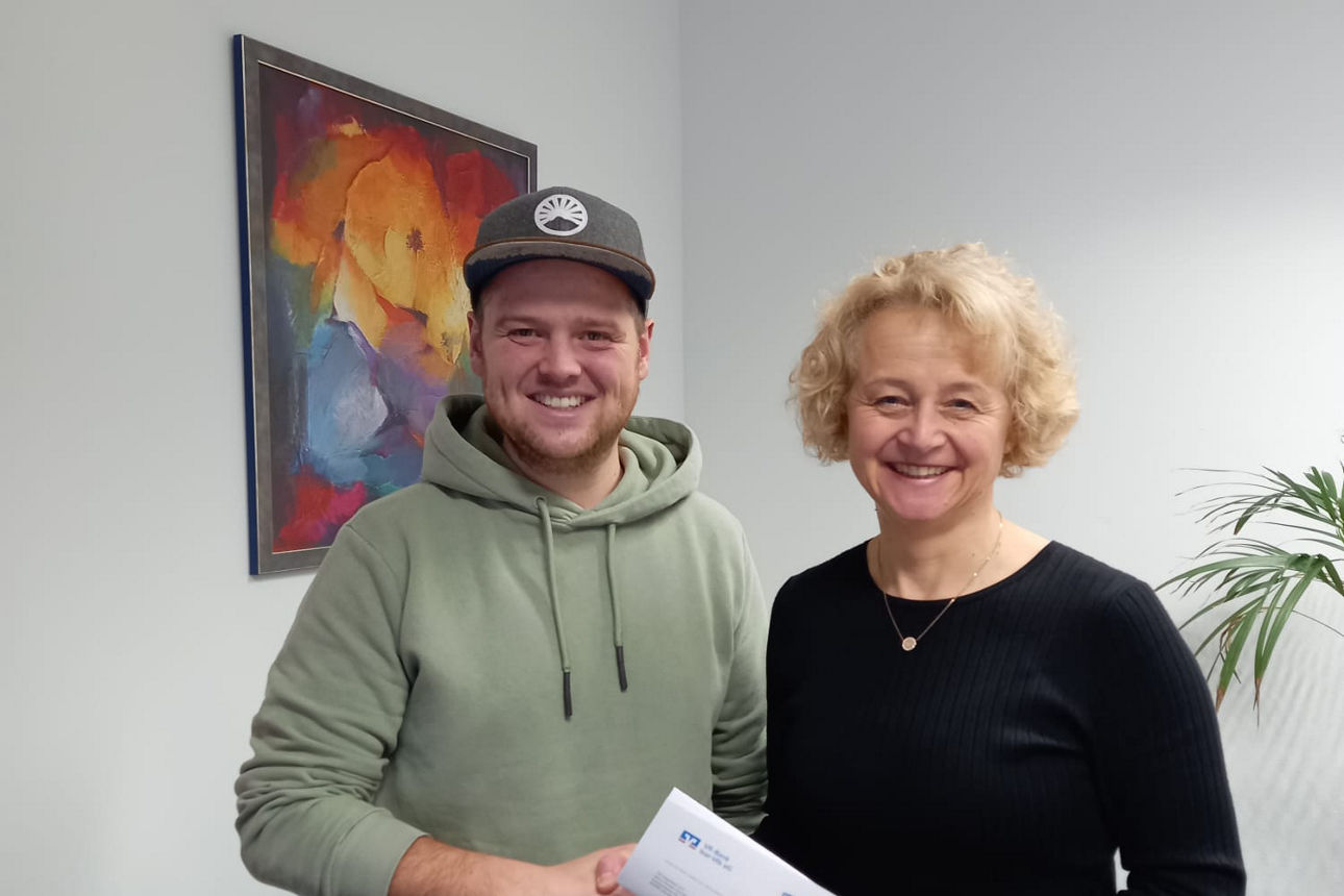 Spendenübergabe an den TSV Haarbach