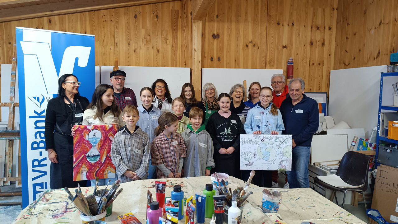 Ein Tag im Atelier - hauseigenen Gewinnerveranstaltung der VR-Bank Landsberg-Ammersee eG