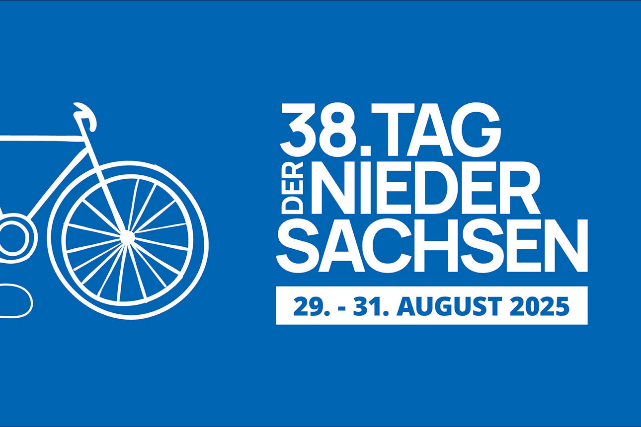 Logo des 38. Tags der Niedersachsen, der vom 29. bis 31. August 2025 stattfindet.