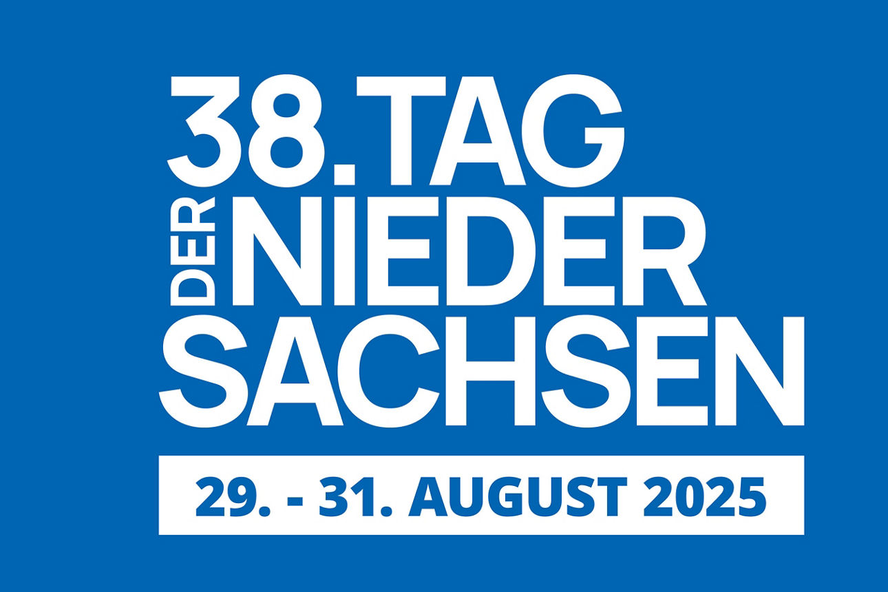 Logo des 38. Tags der Niedersachsen, der vom 29. bis 31. August 2025 stattfindet.