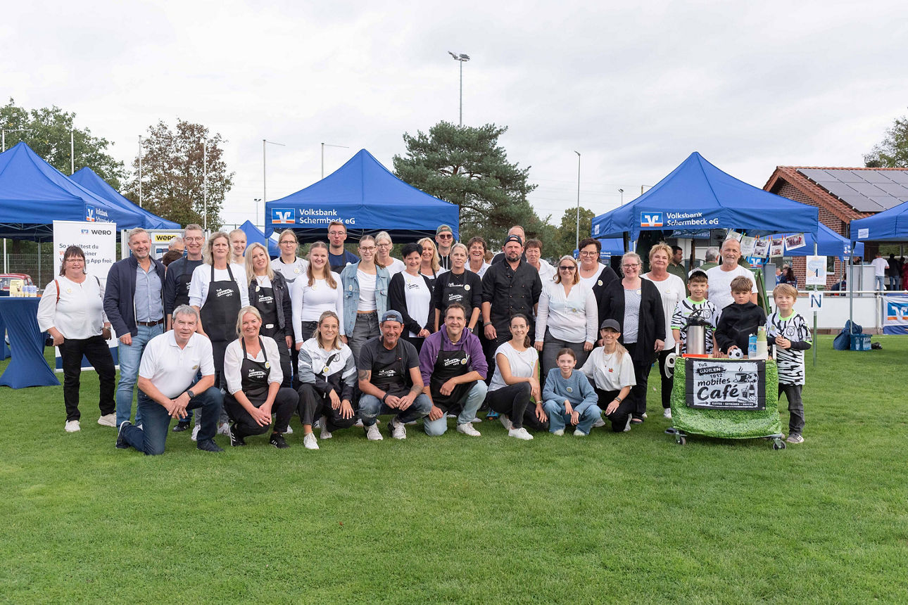 Teamfoto TuS Gahlen Helfer beim Tag der Vereine
