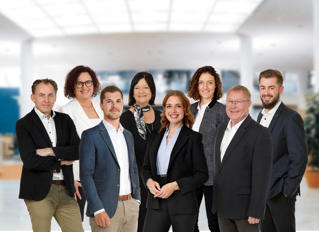 Team Immobilienvermittlung der VR-Bank Rottal-Inn eG