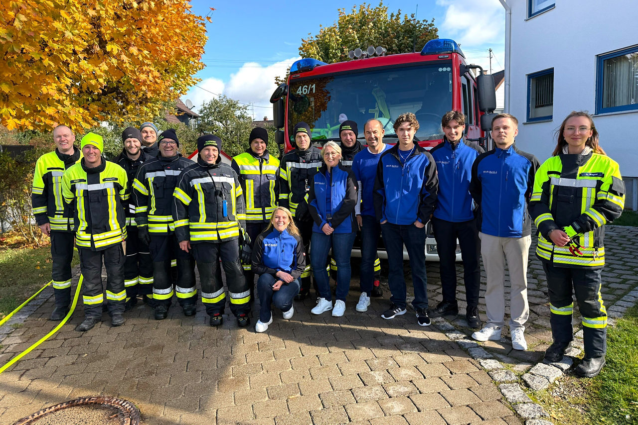 In Penzing waren die Freiwilligen Feuerwehren Untermühlhausen und Penzing zu Gast