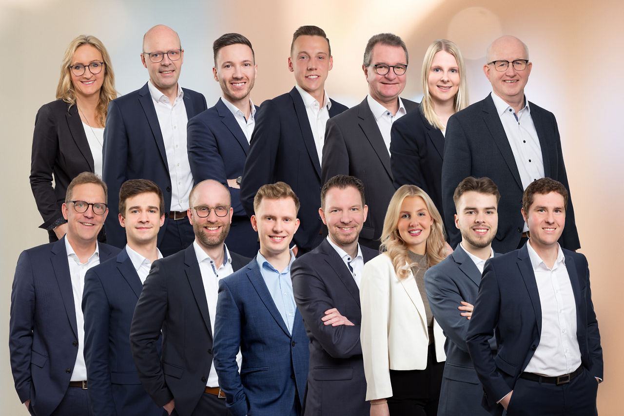 Das Team des Private Bankings der Volksbank Vechta eG