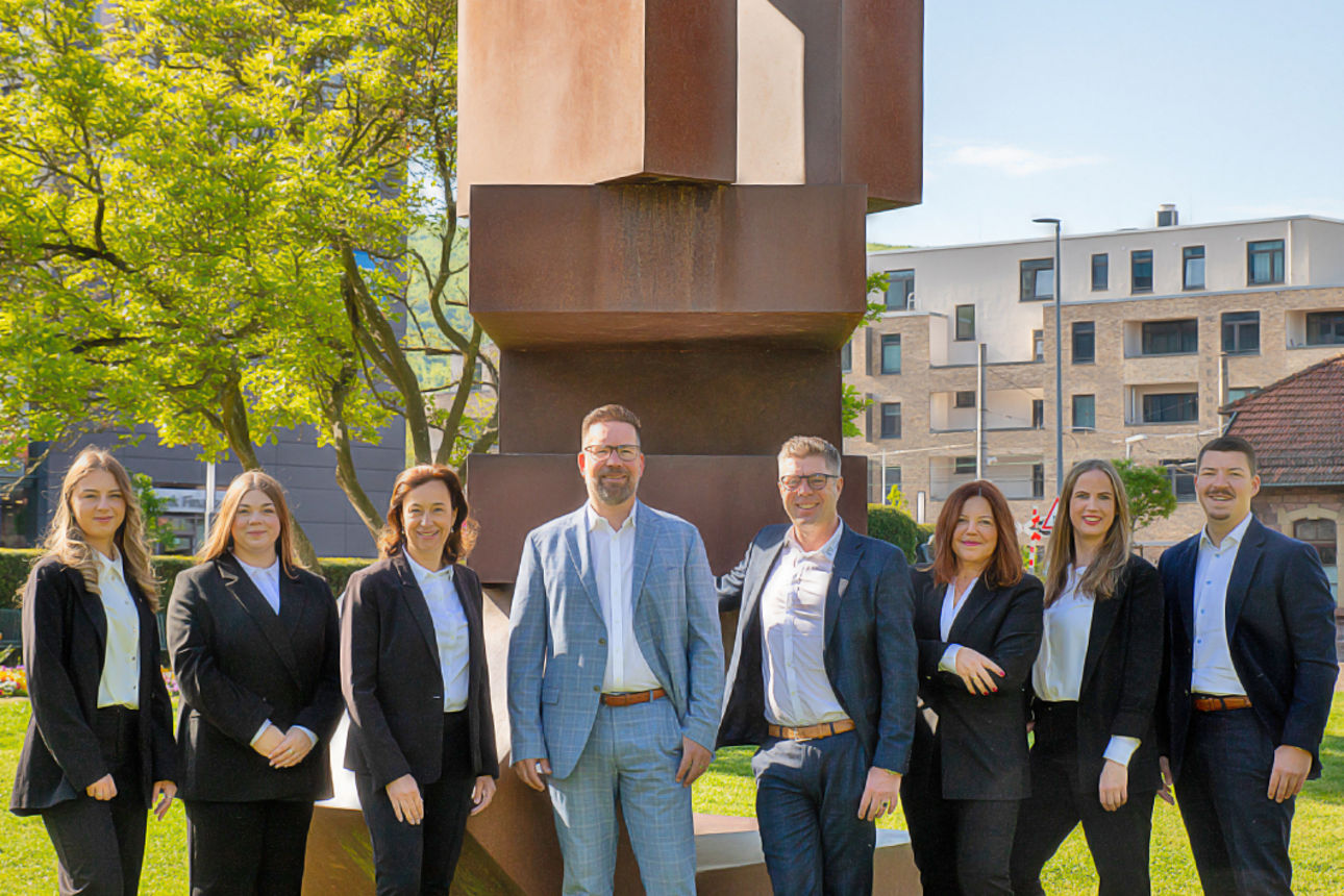 Teambild der Volksbank Ettlingen Immobilien AG