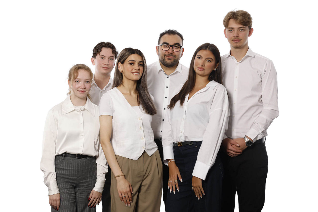 Sechs Auszubildende des Jahrgangs 2025 der PSD Bank Rhein-Ruhr eG