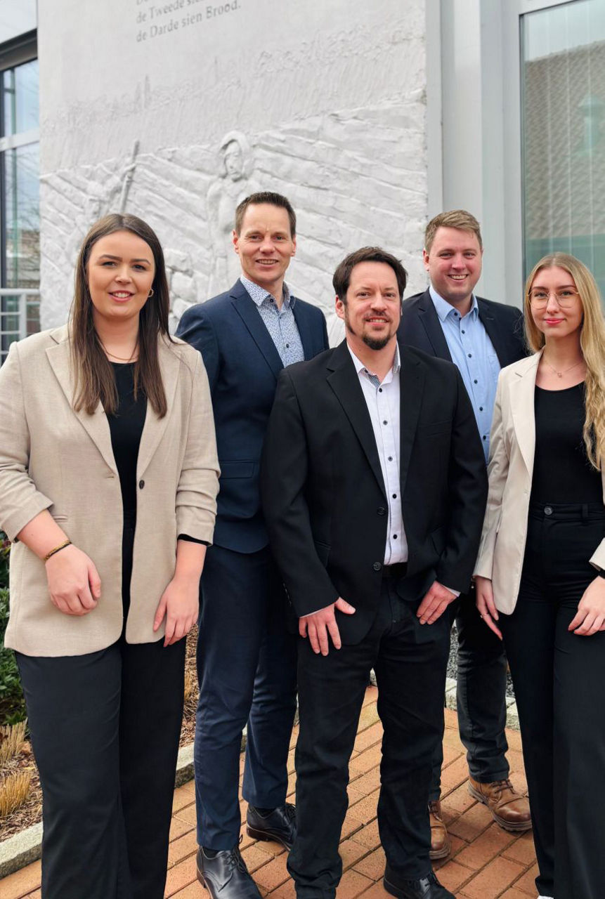 Das Team Firmenkunden der Volksbank Westrhauderfehn