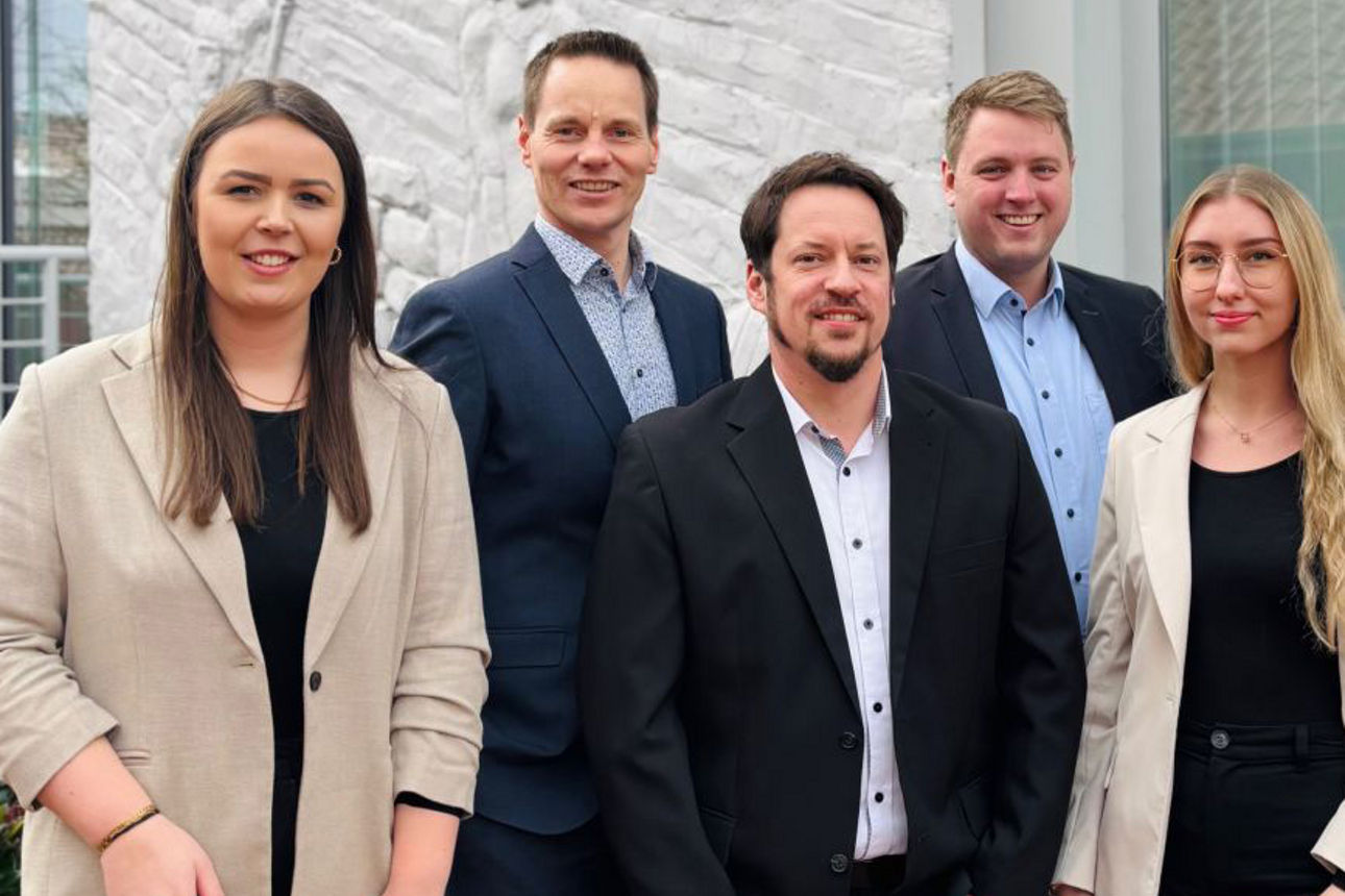 Das Team Firmenkunden der Volksbank Westrhauderfehn