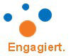 Eine lebendige Mischung aus Orange und Blau, die die Verbundenheit des Engagements symbolisiert.