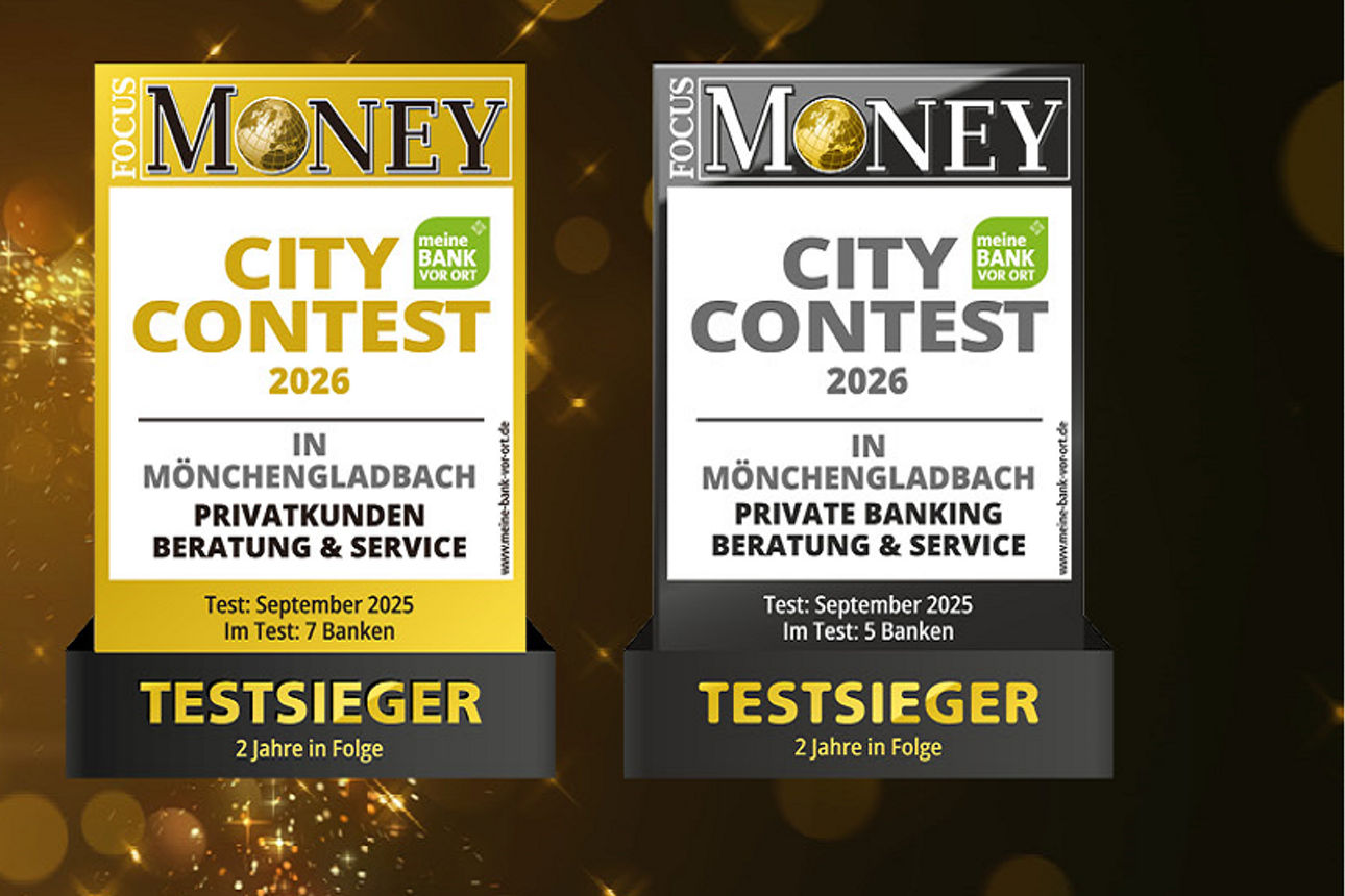 Ein Foto der Auszeichnungen.