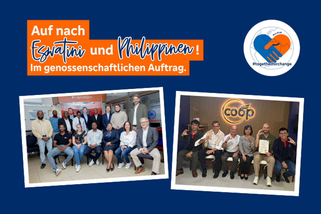 Mitarbeiter:innen bei einem Auslandsprojekt