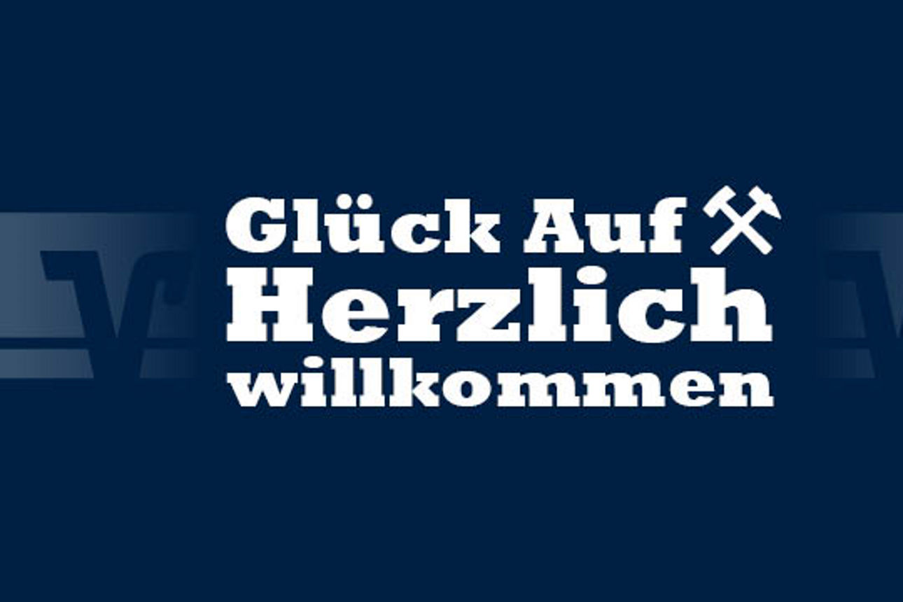 Herzlich Willkommen schild