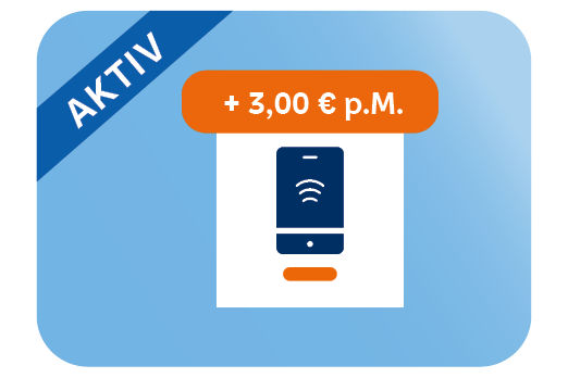 Aktiv Paket (+ 3,00 € pro Monat)
