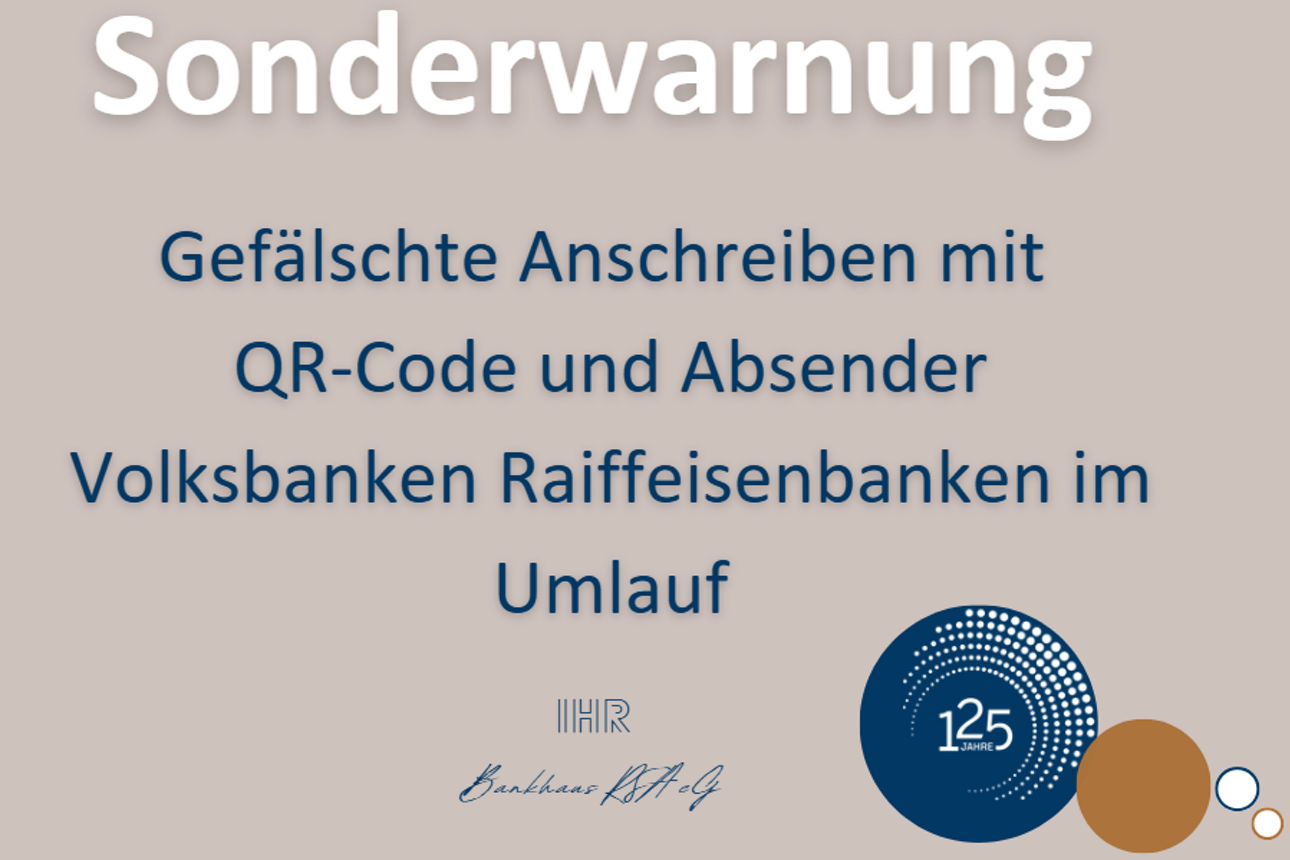 Warnhinweis über neue Betrugsmasche (Textmeldung)