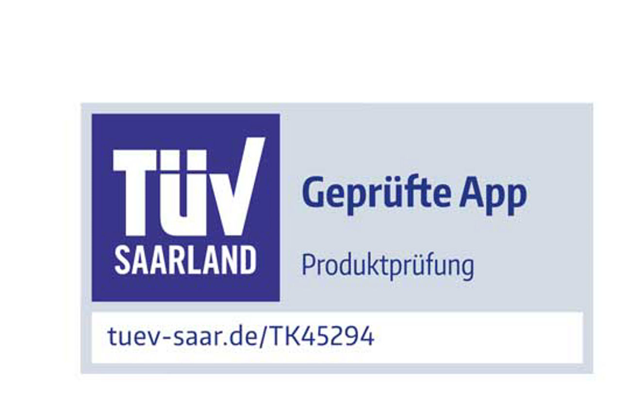 TÜV Saarland Prüfsiegel