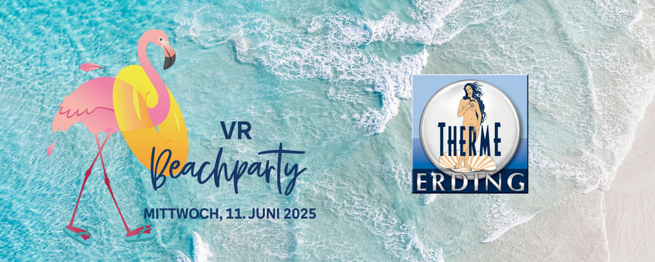 Logo Therme Erding vor Meereshintergrund