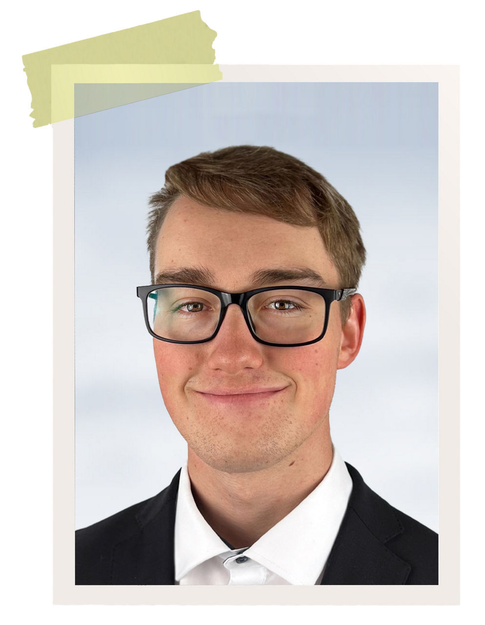 Portraitfoto eines Auszubildenden der Brandenburger Bank