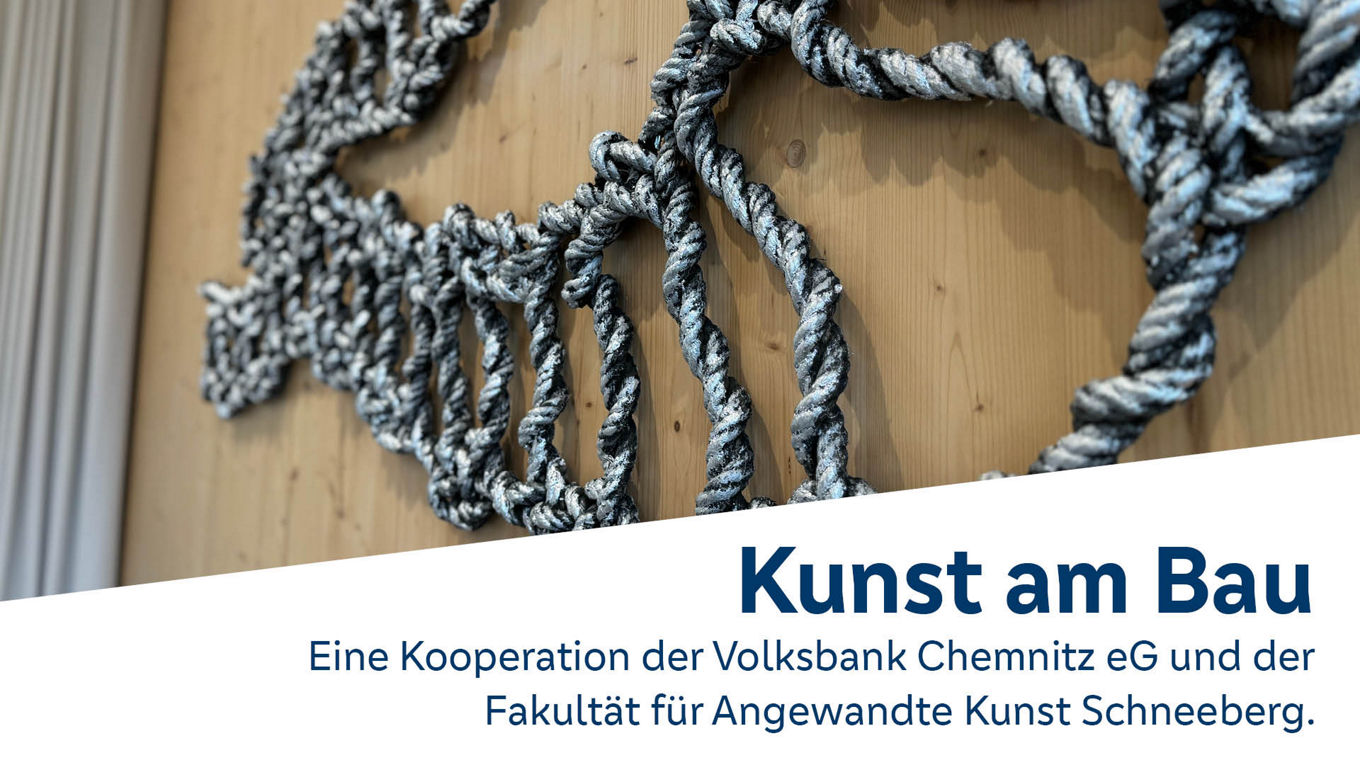 Die Kunstwerke der Studierenden in unserer Filiale in Aue-Bad Schlema