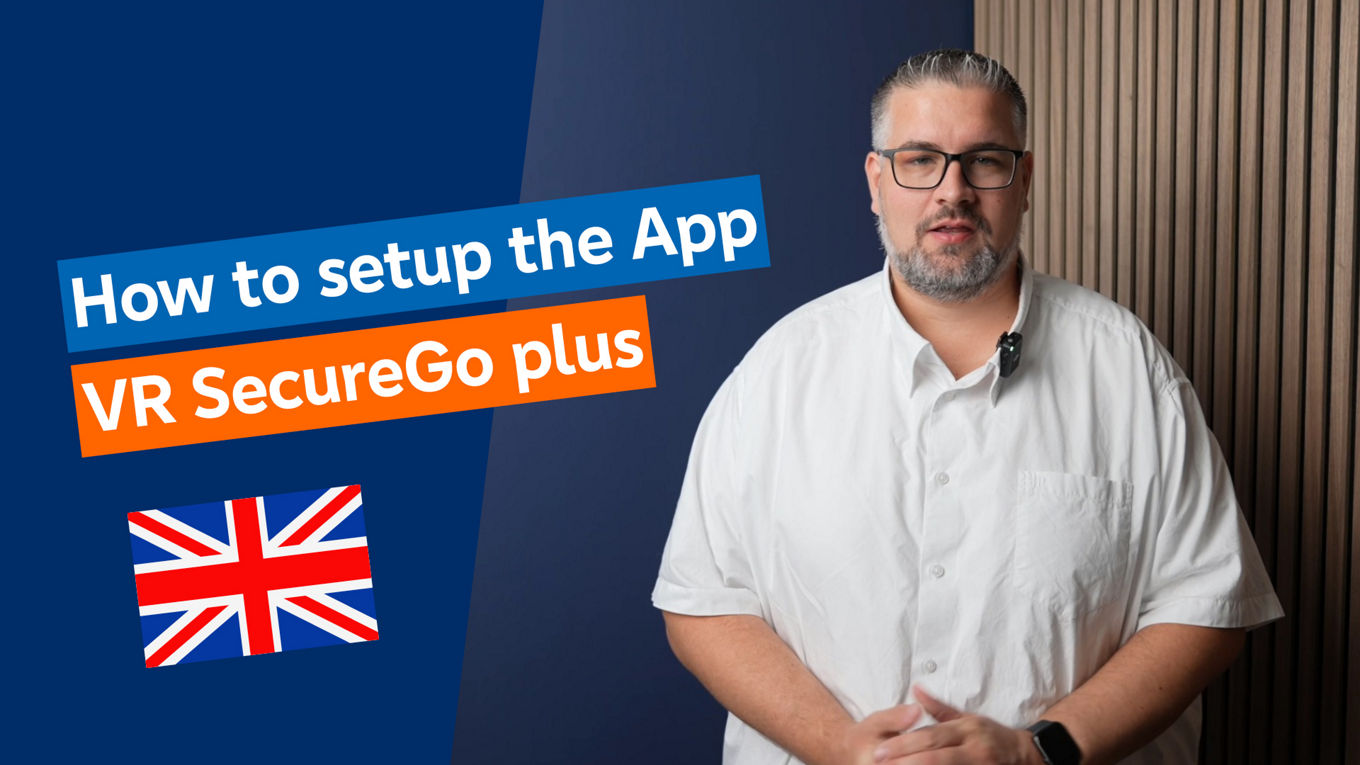 Einrichtung VR SecureGo plus App Englisch