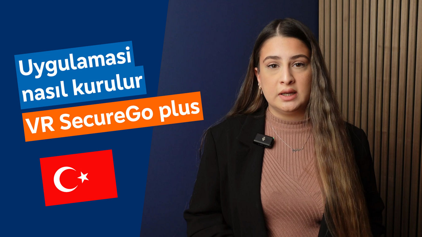 Einrichtung VR SecureGo plus App Türkisch