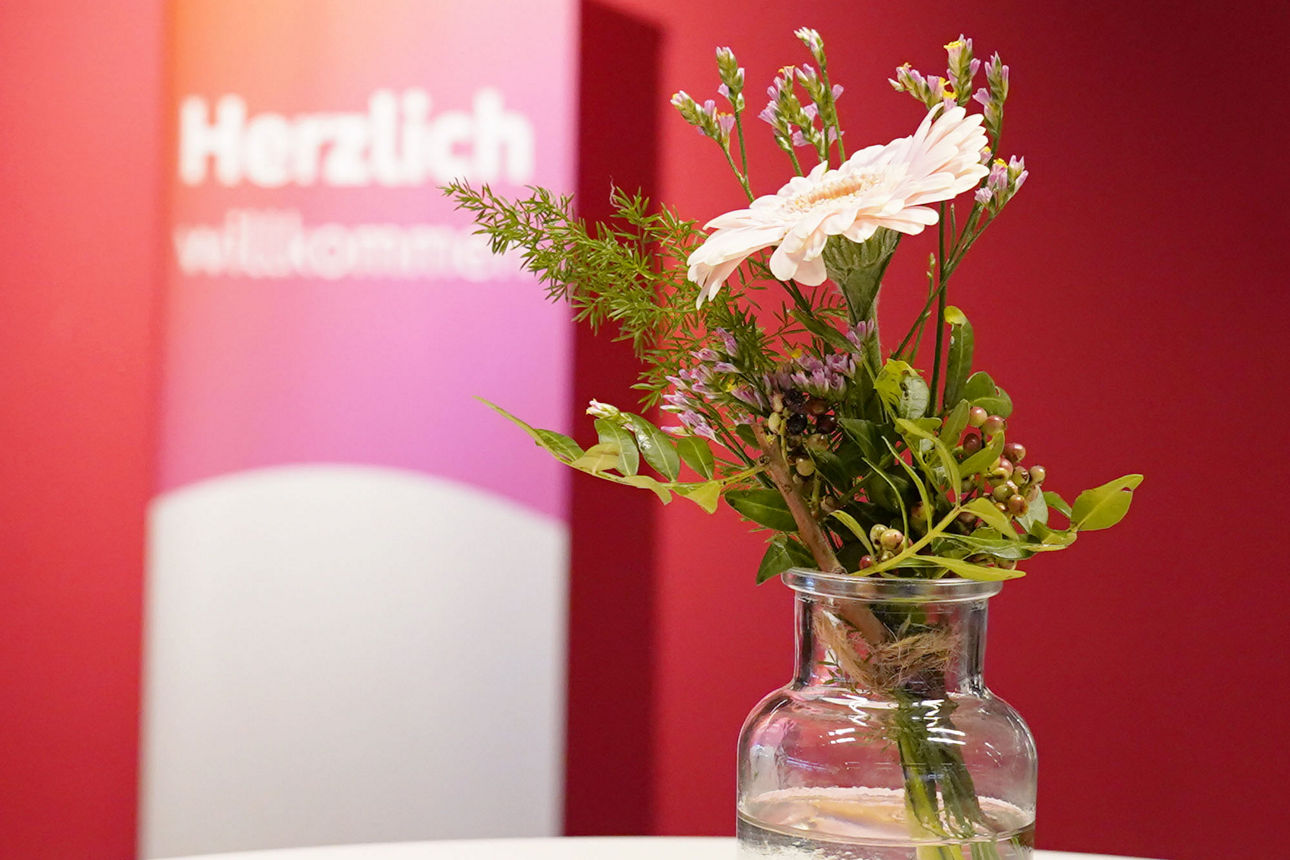 Tischdeko beim Female Finance Forum
