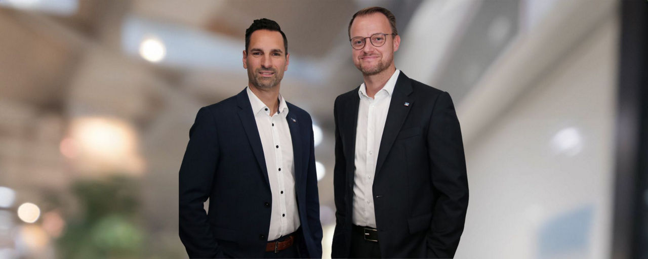 Vorstand der Volksbank Emmerich Rees 2025. Links Peter Schau, rechts Michael Pohlmann