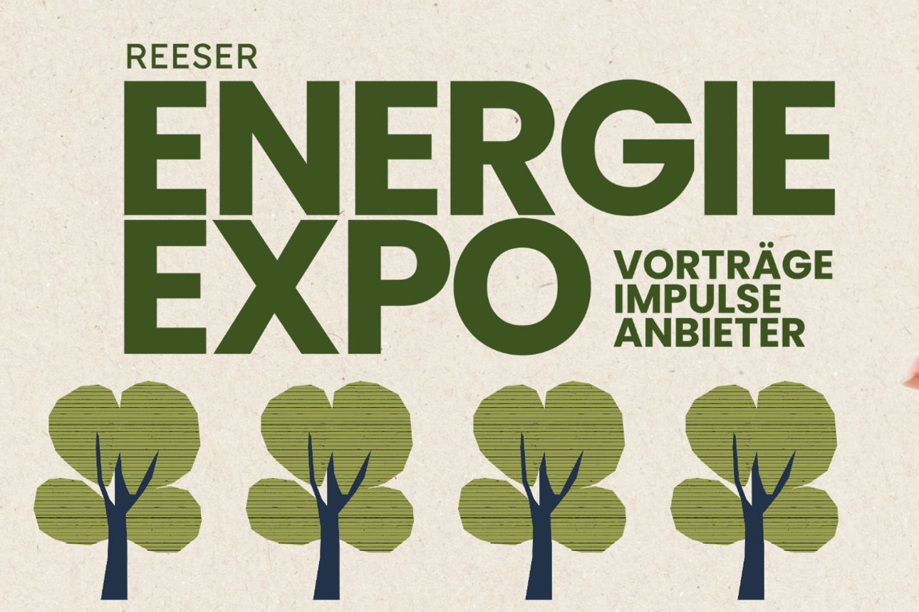 Werbeplakat Energie Expo Rees 2026