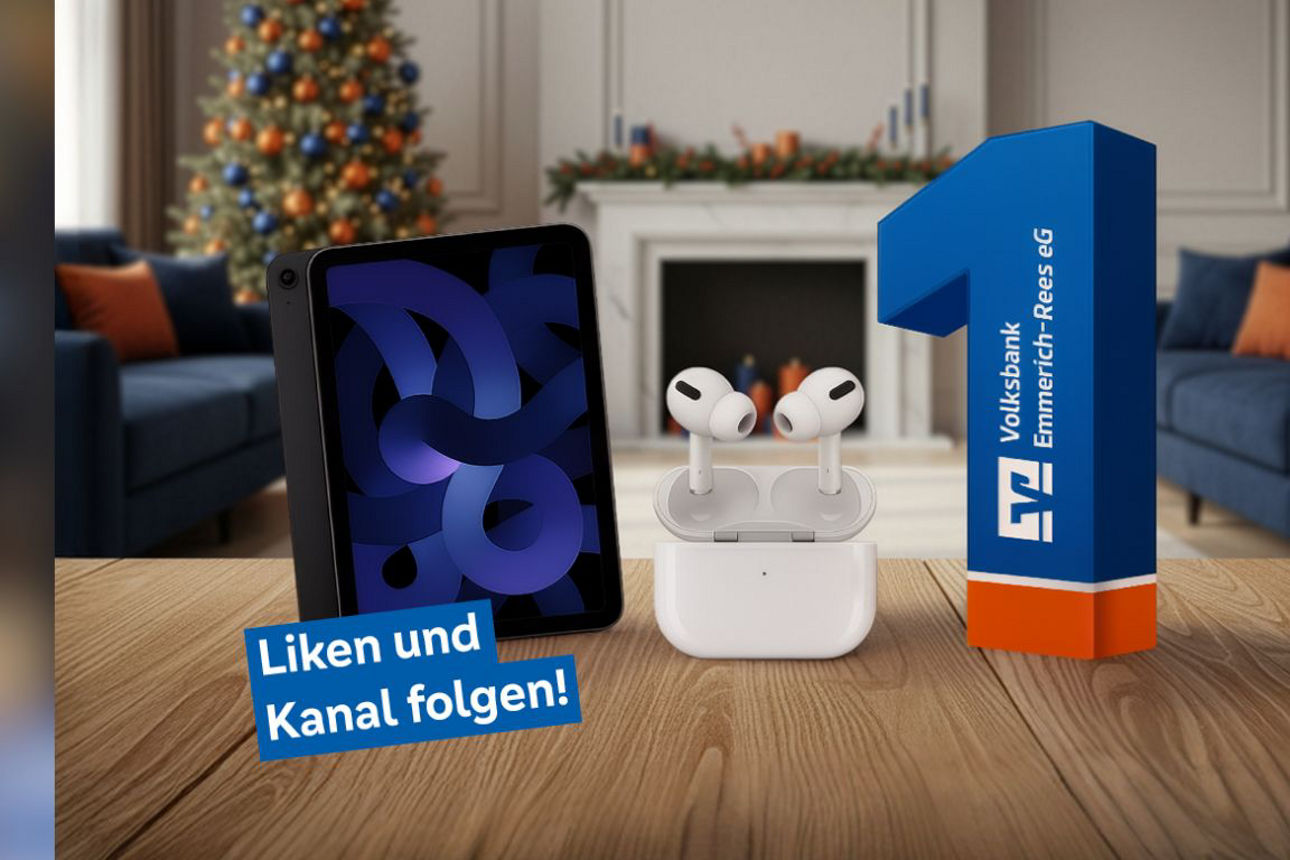 Bild zum Gewinnspiel mit IPad, Kopfhörern und der 1
